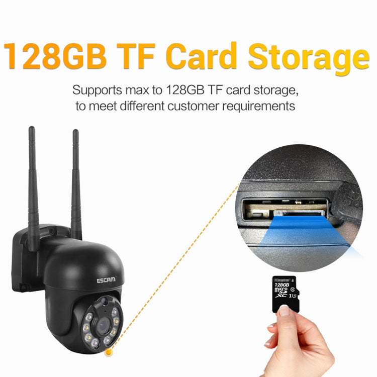 ESCAM WNK610 3.0 Million Pixels Wireless Dome IP Camera, Support Motion Detection & Two-way Audio & Full-color Night Vision & TF Card, EU Plug, WNK610 ESCAM WNK610 3.0 Million Pixels Wireless Dome IP Camera, Support Motion Detection & Two-way Audio & Full-color Night Vision & TF Card, EU Plug, WNK610